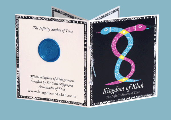 The Infinity Snakes of Time Men's Sovereign Tee, Limited Edition Fluro