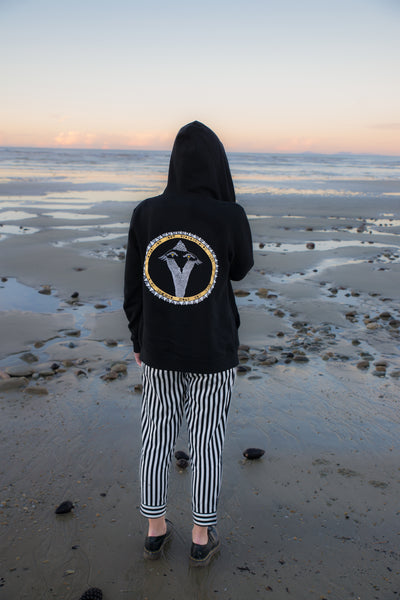 Snakebird Gold Pikeletcycle Gang Zip Up Men's Hoody