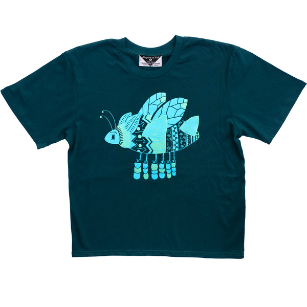 The Beetle of Excitement Metallic Women's Monarch Tee