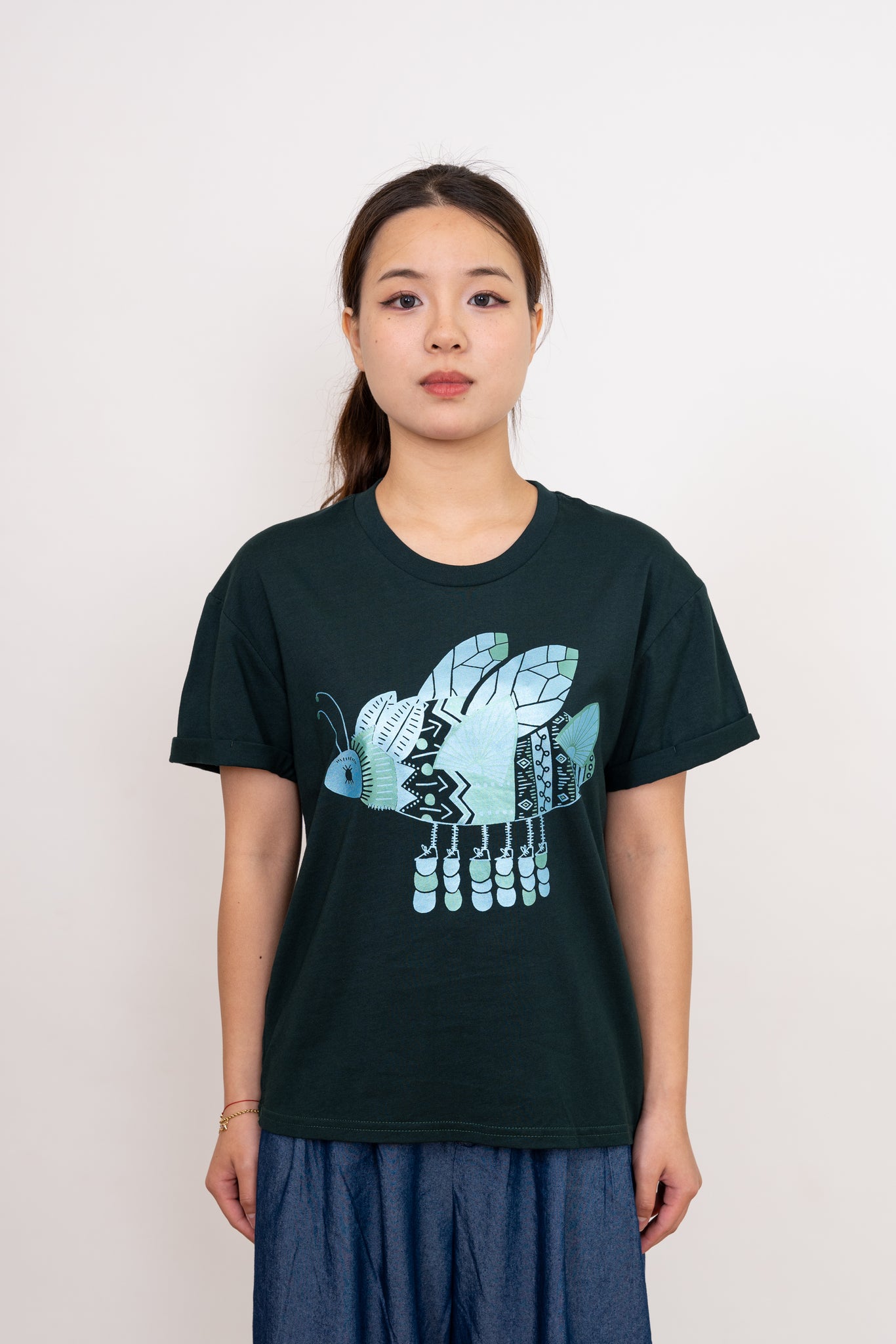 The Beetle of Excitement Metallic Women's Monarch Tee