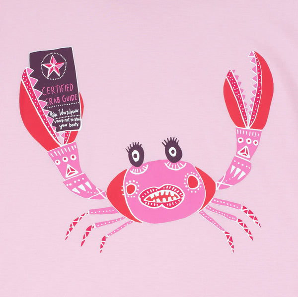 The Certified Crab Guides of Klah Men's Sovereign Tee, Pink